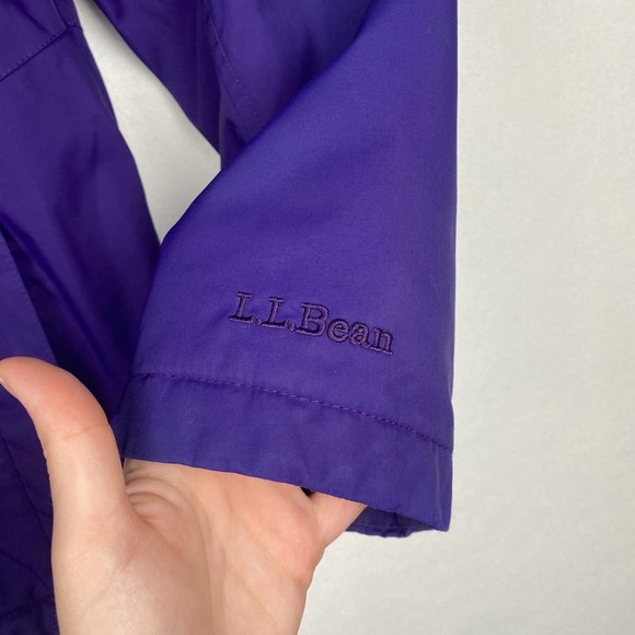 L.L.Bean Women's Small Purple Fleece Lined Hooded Zip Up Winter Jacket Coat‎ - Picture 4 of 14